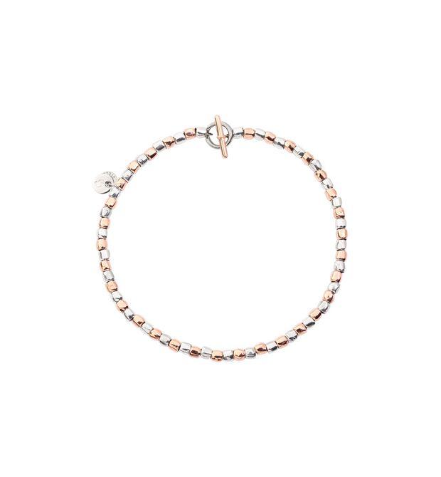 Bracciale Dodo kit Mini Granelli Oro Rosa e Argento - TUZZA PREZIOSI