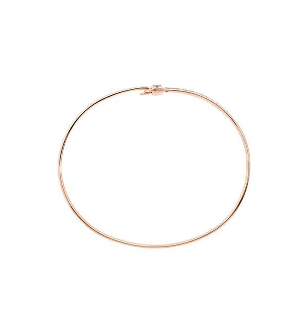 Bracciale Dodo Bangle Oro Rosa e Diamanti Brown