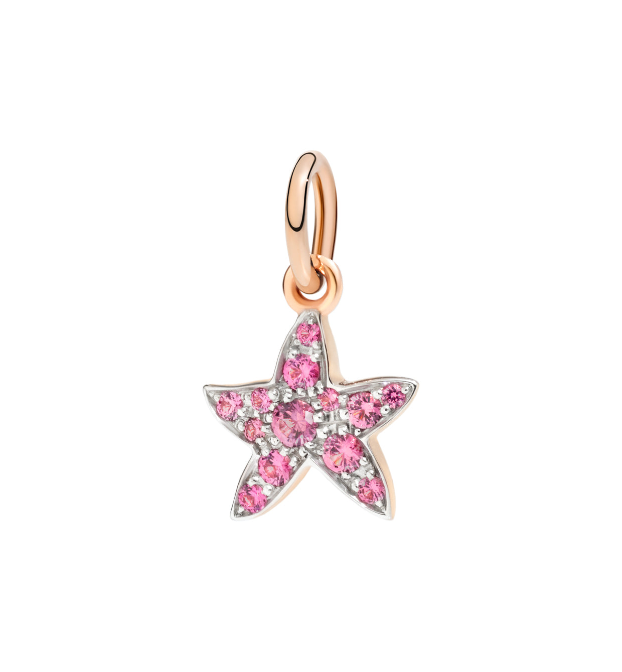Ciondolo Dodo Stella Marina spinelli rosa