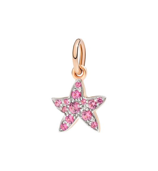 Ciondolo Dodo Stella Marina spinelli rosa