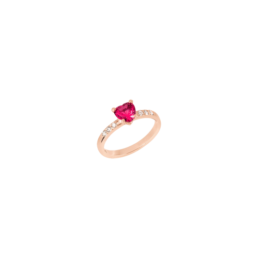 Anello Dodo 100% Amore con Diamanti Bianchi