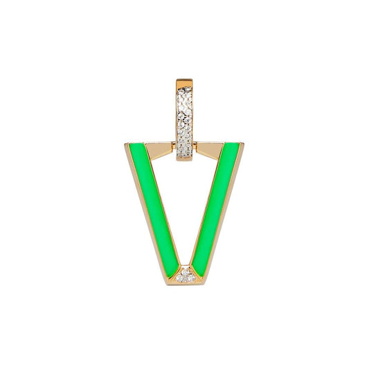 Valentina Ferragni Mono Orecchino Uali Green