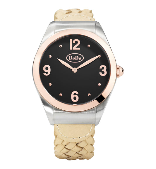 Dodo Watch Black and Rose